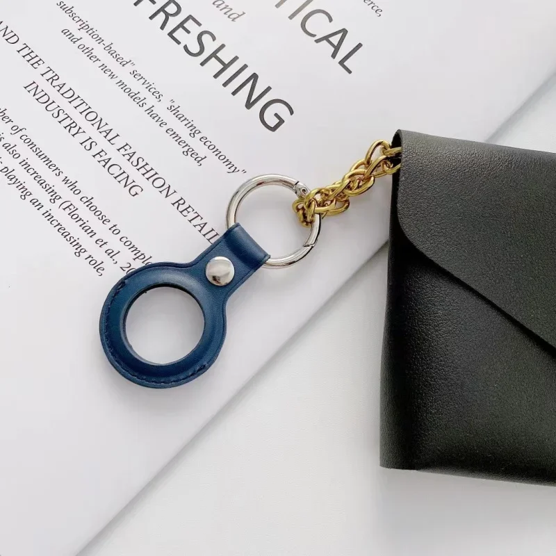 เคสหนัง FF-pf5 50ชิ้น/ล็อตสำหรับ Apple Airtags ฝาครอบป้องกันสำหรับเครื่องติดตามตำแหน่งป้องกันการสูญหาย