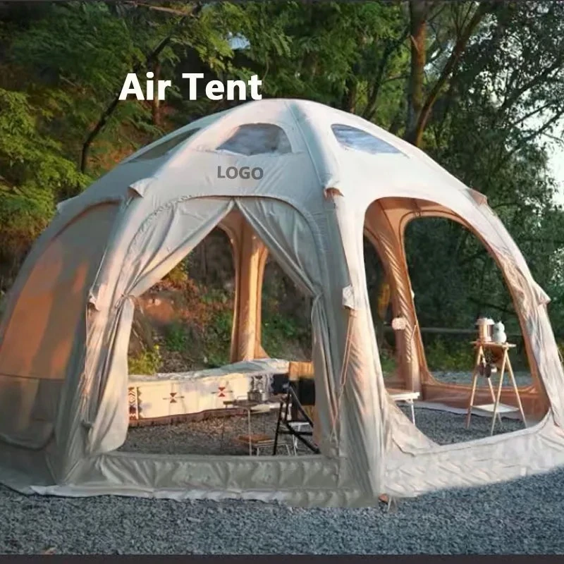 #￥Manufacturers Direct Selling Best Inflatable Tents Outdoor Camping Portable Luxury Air Family Tent Spherical Oxford Waterproof