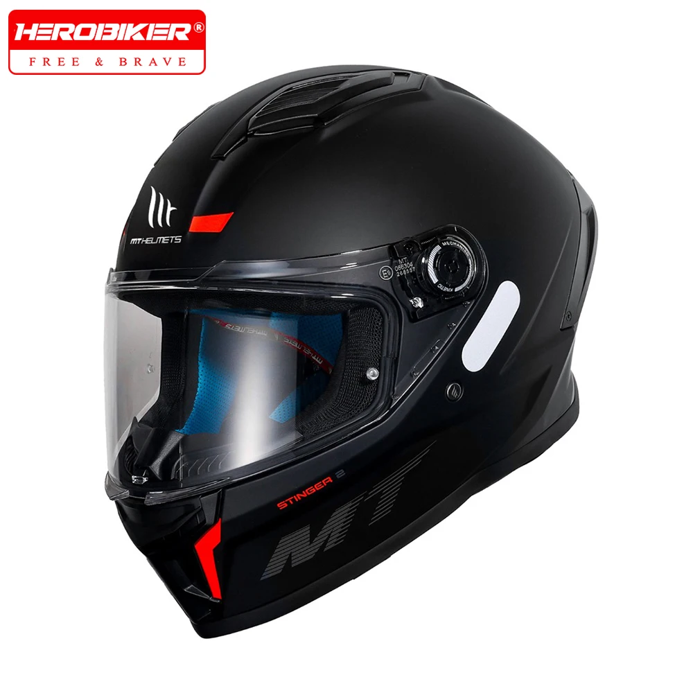 

New Motorcycle Helmet ECE Certified Lightweight Aerodynamic Design Comfortable Lining for Sport Touring Cruiser Riding Gear