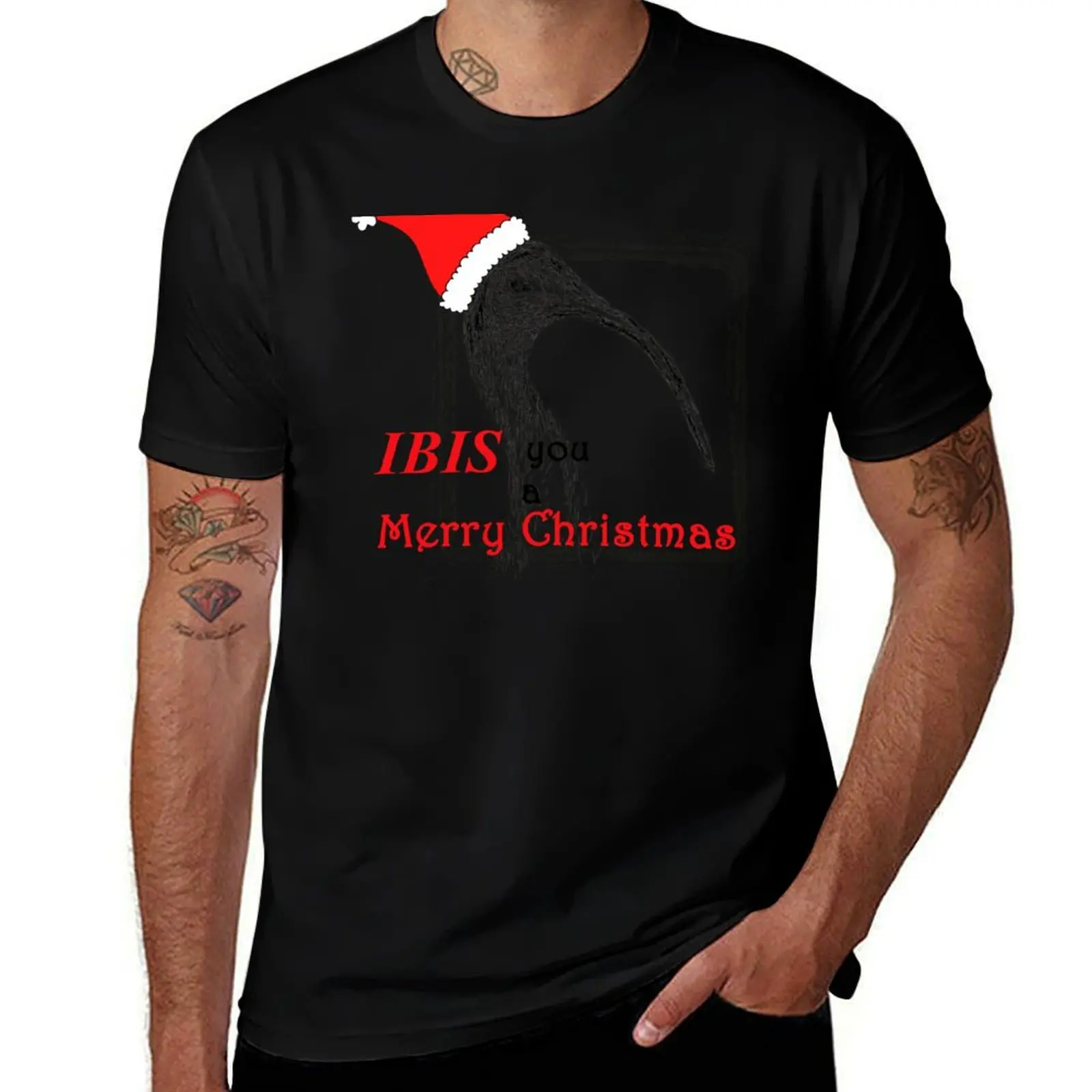 Ibis you a Merry Christmas - Bin Chicken's ChristmasORIGINAL DESIGN...Don't buy fakes. T-Shirt Minimal Art Print T-Shirt