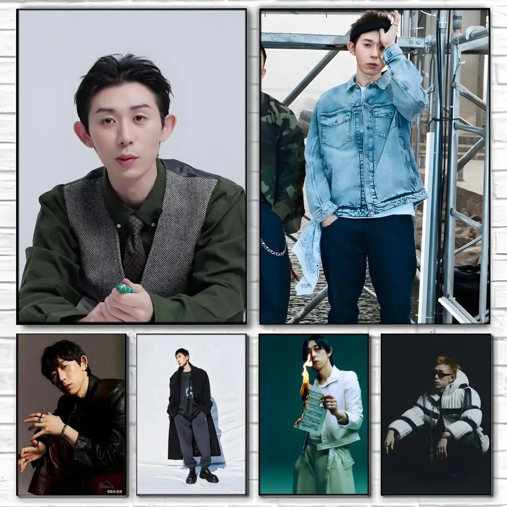 KHip Hop C-Code Kunst Poster  Self-adhesive Art Waterproof Paper Sticker Coffee House Bar Room Wall Decor