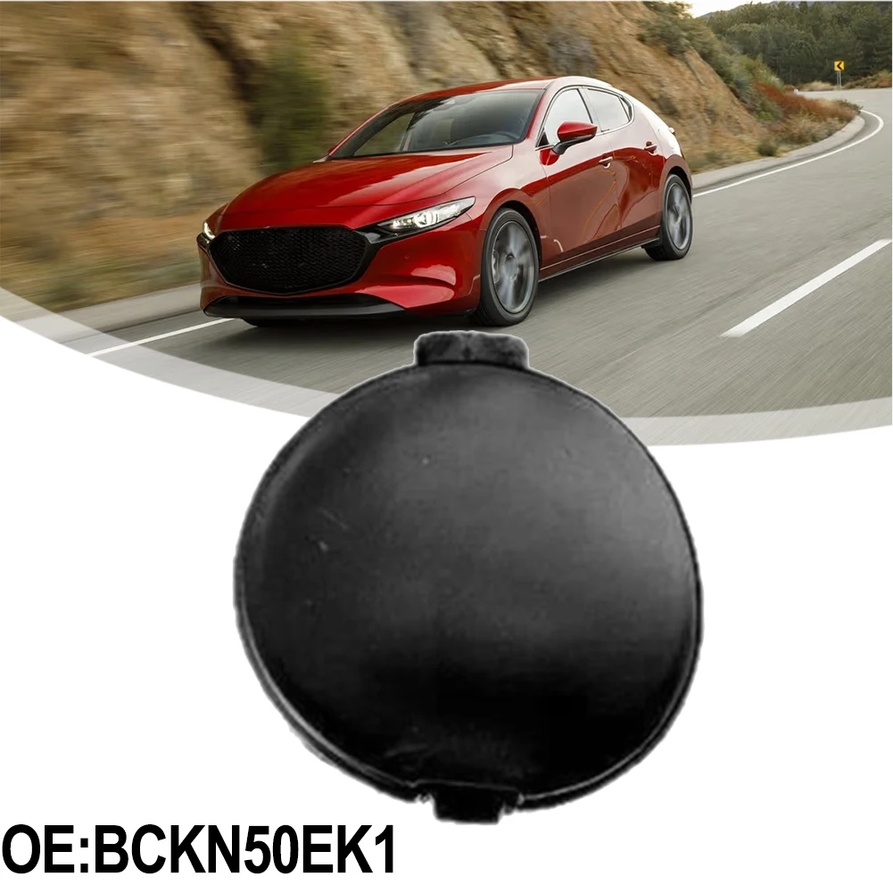 Unpainted Tow Eye Cover Bumper Tow Eye Cover Protector Enhanced Aesthetic High-grade Materials Original Equipment Look