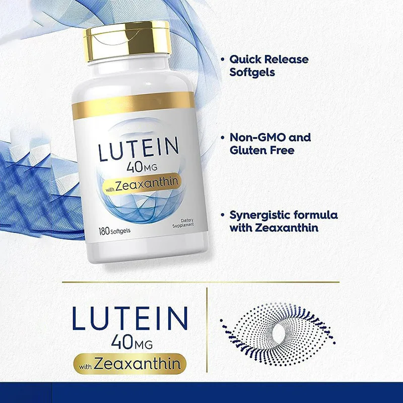 

Lutein capsules relieve visual fatigue, supplement nutrients, filter blue light, and improve skin health