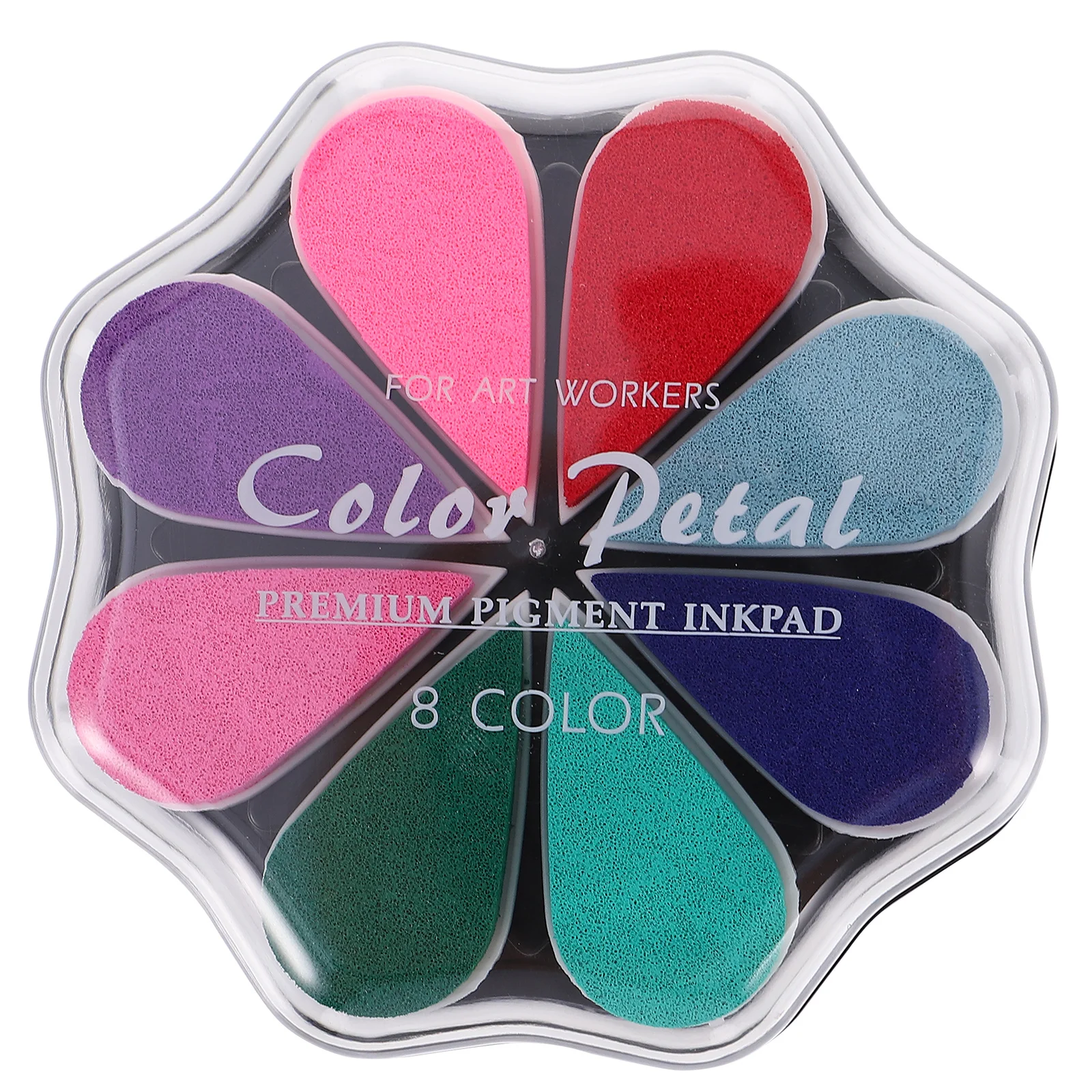 

Ink Pad Craft Stamps Sponge DIY Supplies Premium Materials Various Colors Compact Size Lightweight Design Wall