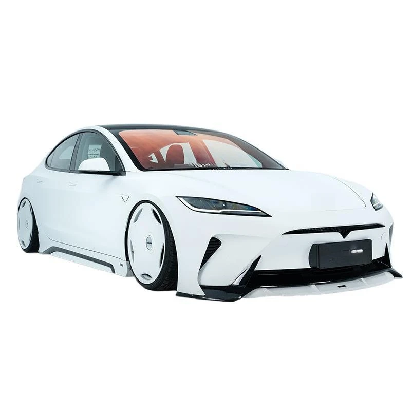 Suitable for Model 3 Refresh Kit Bumper Front Side Skirts Corner Guards Lip Rear Spoiler Tail Wing