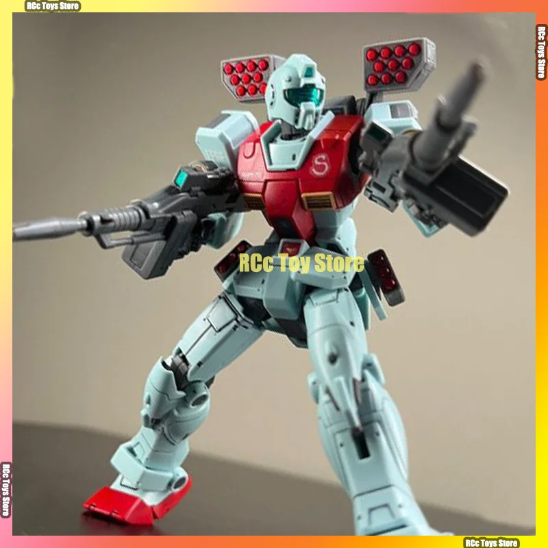 Gaoke HG 1/144 RGM-79 GM 숄더 캐논 미사일 포드 조립 모델 키트, 액션 피규어 로봇 플라스틱 모델 장난감 선물 