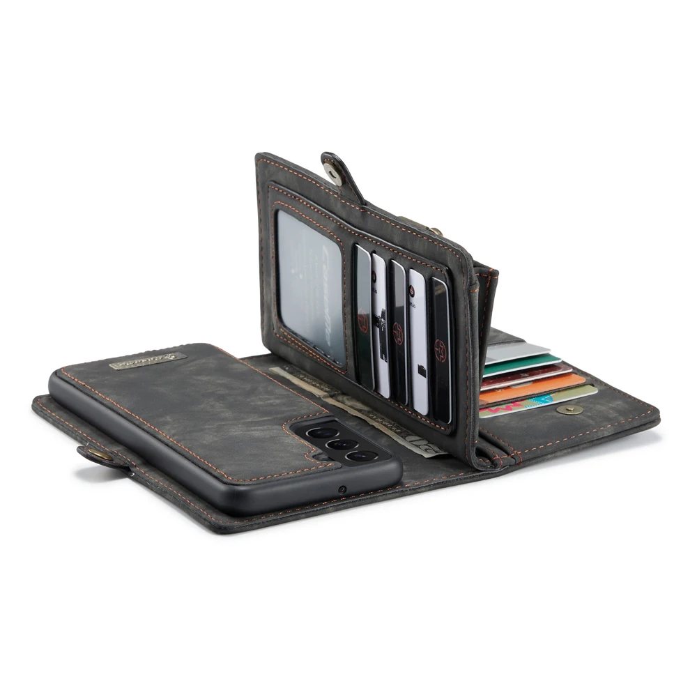 Luxury Card Wallet Pu Leather Flip Coque Case For Samsung Galaxy S21 S20 10 Plus Note 20ultra Fe Cover Magnetic Tpu Fundas Shell