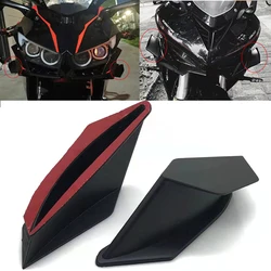 Motorcycle Plastic Universal Dynamic Winglet Aerodynamic Body Anti-scratch Wing Winglets Kit  For Yamaha Suzuki Benelli Kawasaki