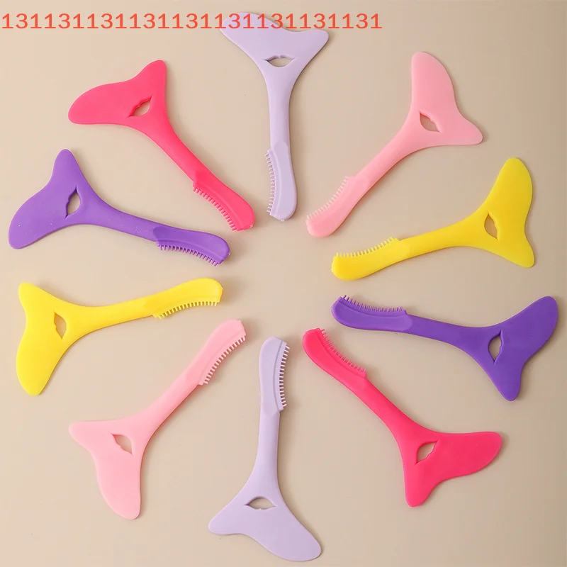 أداة مكياج قابلة لإعادة الاستخدام للمساعدة في الرسم لتطبيق كحل وأحمر الشفاه، أطراف جناح استنسل تحديد العيون متعددة الوظائف