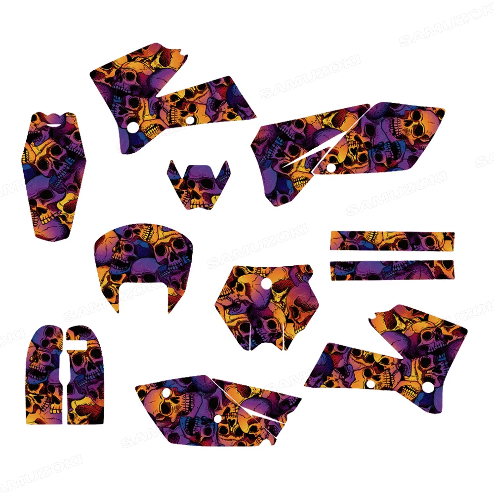Motorcycle Decorative Full Pattern Background for SX Series 125 250 300 SXF SX-F 250 350 450 2005 2006 - Motorcycle Accessories