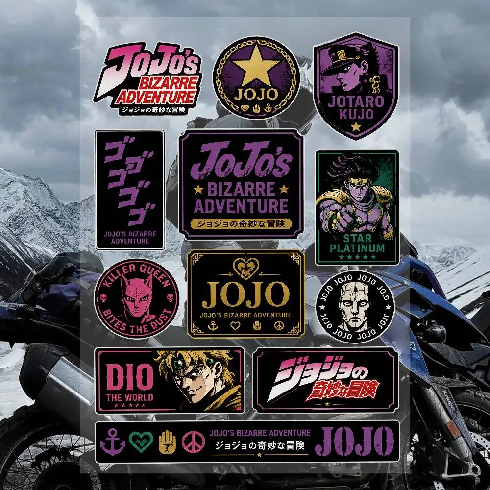 C-JoJso's Bizarre Adventure Stickers Waterproof Vinyl Decals For Car Motorcycle Helmet Laptop Skateboard
