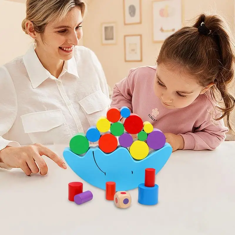 Balance Game STEM Stacking Toys Building Blocks Preschool Learning Activities Toy Stacking Blocks Fine Motor Skill Toys For Kids