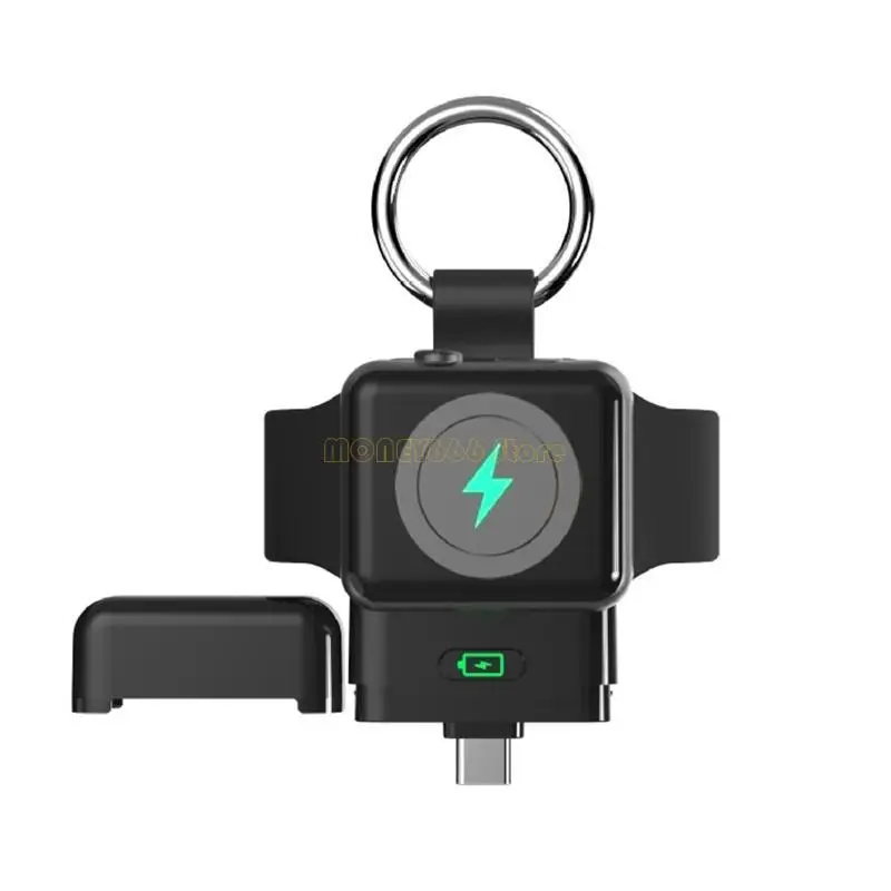 F62C USB ชาร์จเคเบิลตัวยึดแม่เหล็กอะแดปเตอร์อแด็ปเตอร์แท่นวาง Cradle Wireless สำหรับ Watch 1 2 3 4 5 6 สำหรับ W