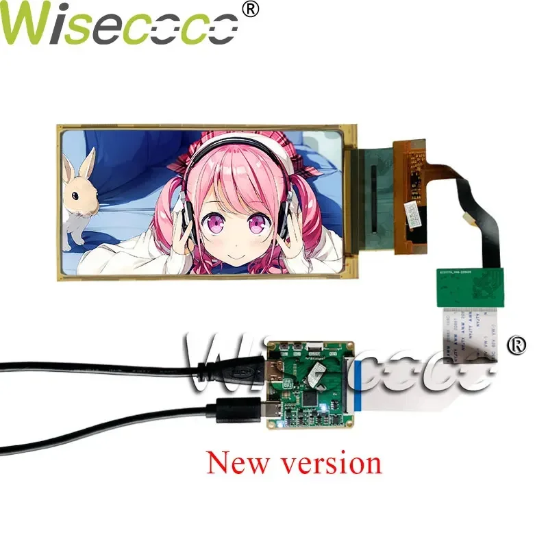 Wisecoco 6 "FHD AMOLED Dẻo Hình IPS 2880*1440 Màn Hình LCD 34 Chân HDMI-Tương Thích MIPI Loại-C Bộ Điều Khiển Ban