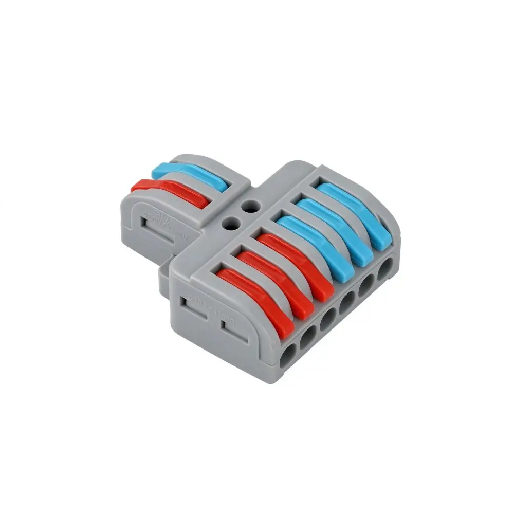Universal Wire Connector Fast Splice Terminal Block Push In Electrical Wiring Tool For Soft Hard Cable Connections