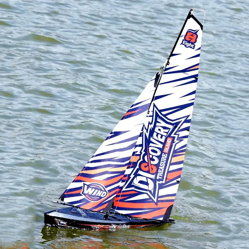 Velero teledirigido de simulación de carreras, modelo de velero submarino de 2,4G, juguete de regalo terminado, Control remoto