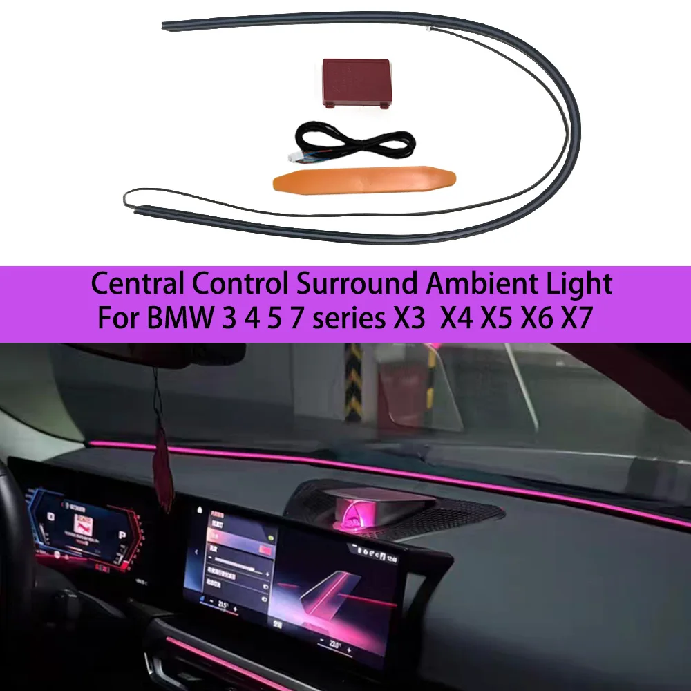 

Central Control Surround Dashboard Ambient Light For BMW 3 4 5 7 series X3 X4 X5 X6 X7 G class Front Windshield Ambient Light
