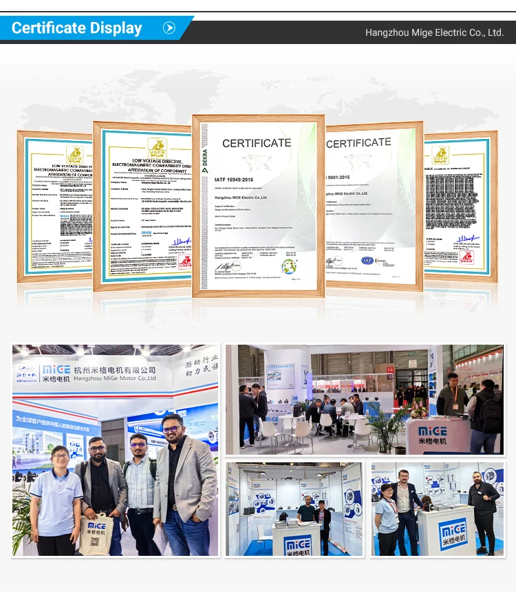 2kw 2500ppr Ac Servo Motor for Embroidery Machine
