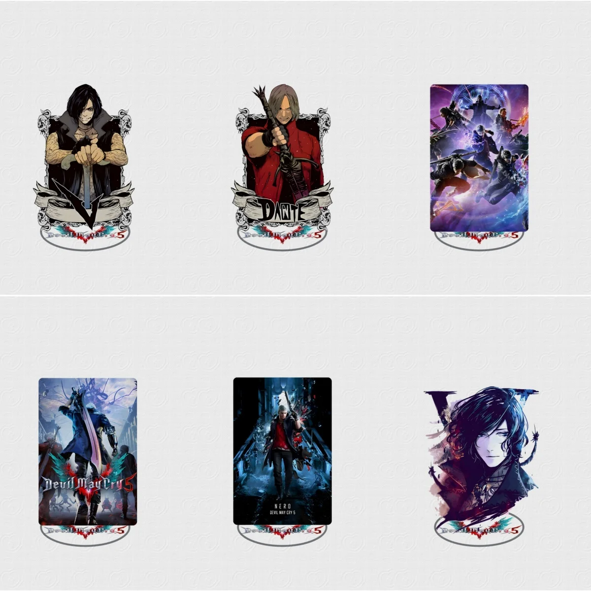 

15CM game devil cry Dante hunter Acrylic Stand Model Cosplay Characters Ornament Accessories Goods Collection Christmas Gifts