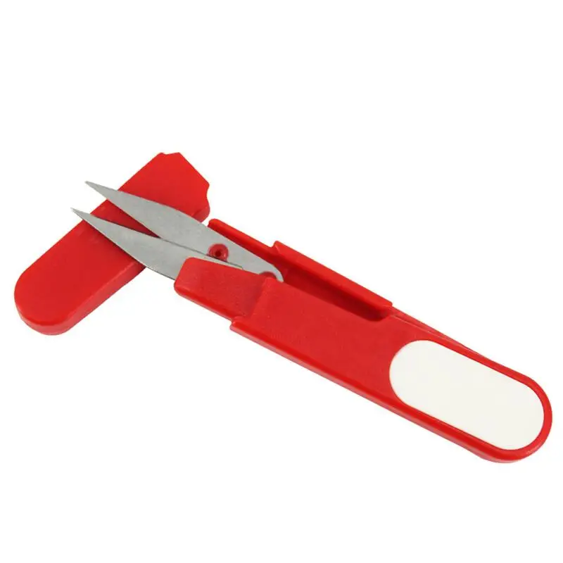 Stainless Steel Fishing Scissors with Cover Thread Cutter Snip for Cross-stitch Sewing Accessories Tools