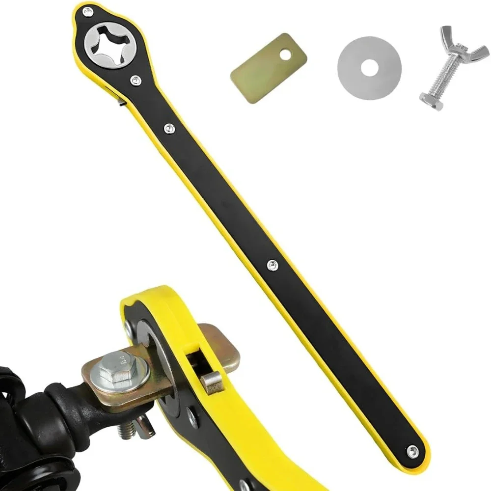 1pc Car Jack Ratchet Wrench, Degree Rotating Tire Wheel Hub Jack Ratchet Wrench, Tire Wheel Hub Jack Lifting Speed Handle Tool