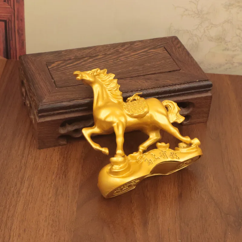 Get Rich Quick, Win Quickly, Decorative Animal For Home, Living Room Decorations, Auspicious Money And Horse Figurines