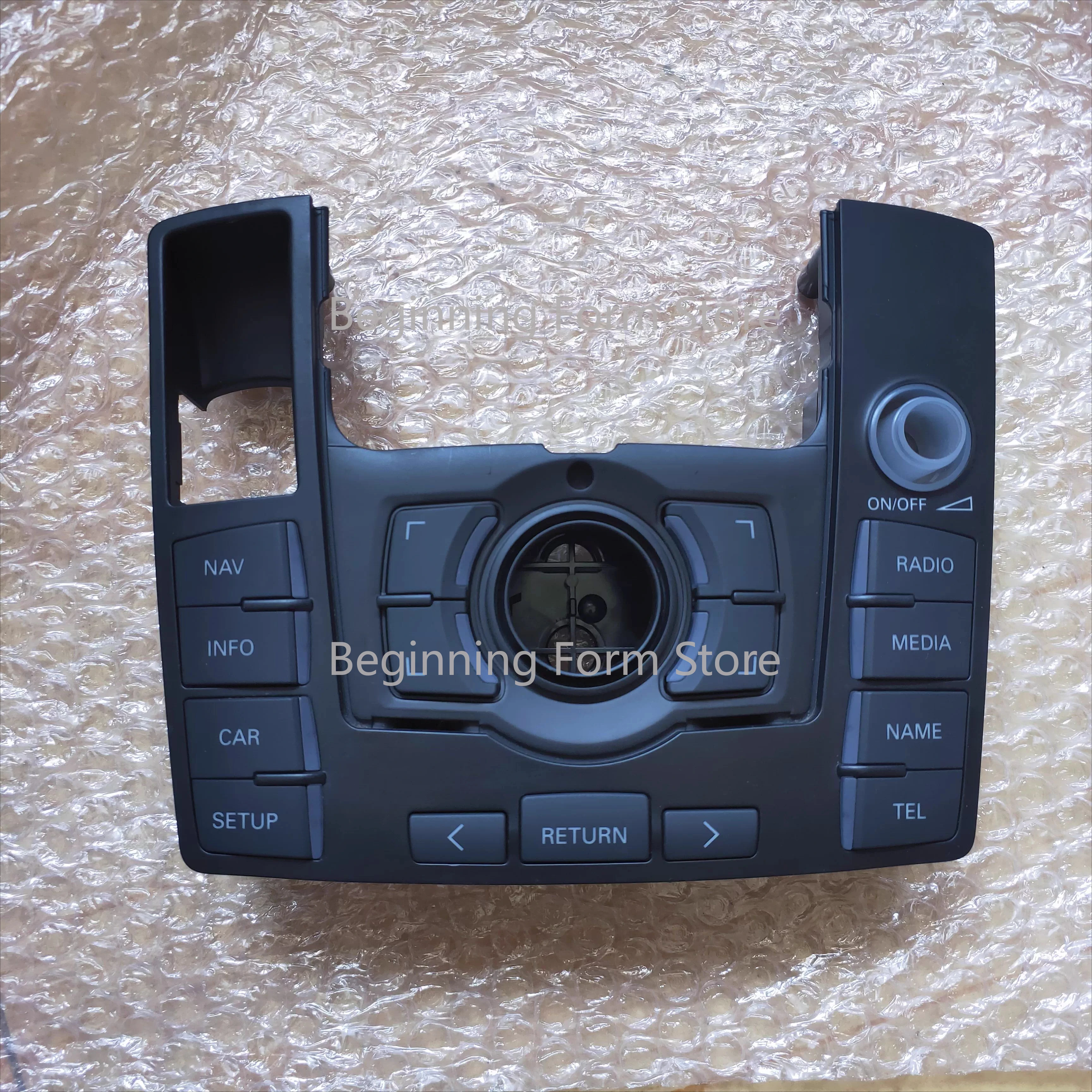 

Suitable for Audi 05-11 A6LC6 Multimedia Control Panel Navigation Panel Volume Control Knob Panel Case Refurbishment