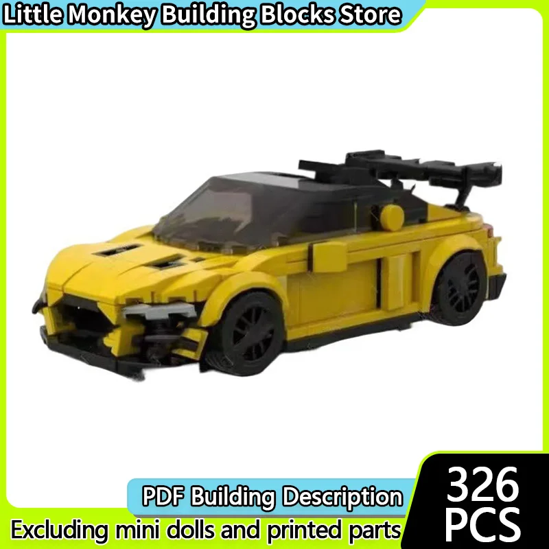 

Speed Racing Car Model MOC Building Bricks R8 LMS GT2 Racing Car Modular Technology Children Holiday Gifts Assemble Toys Suit