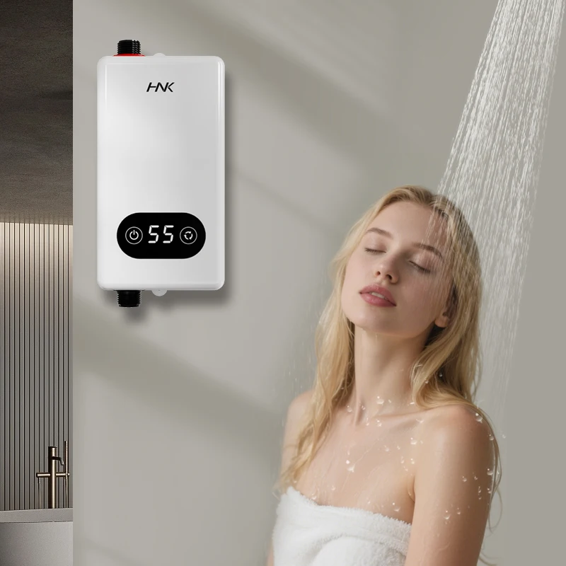 Quick Heating Shower Overheating Protection Wall Mounted 3.4kw Bathroom Instant Electric Shower Water Heater Kitchen