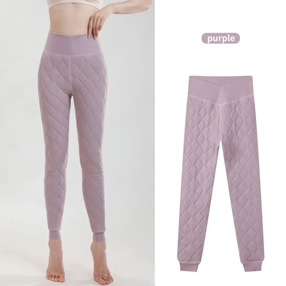 Leggings de lana para mujer, pantalones largos cálidos, ajustados, gruesos, Otoño e Invierno