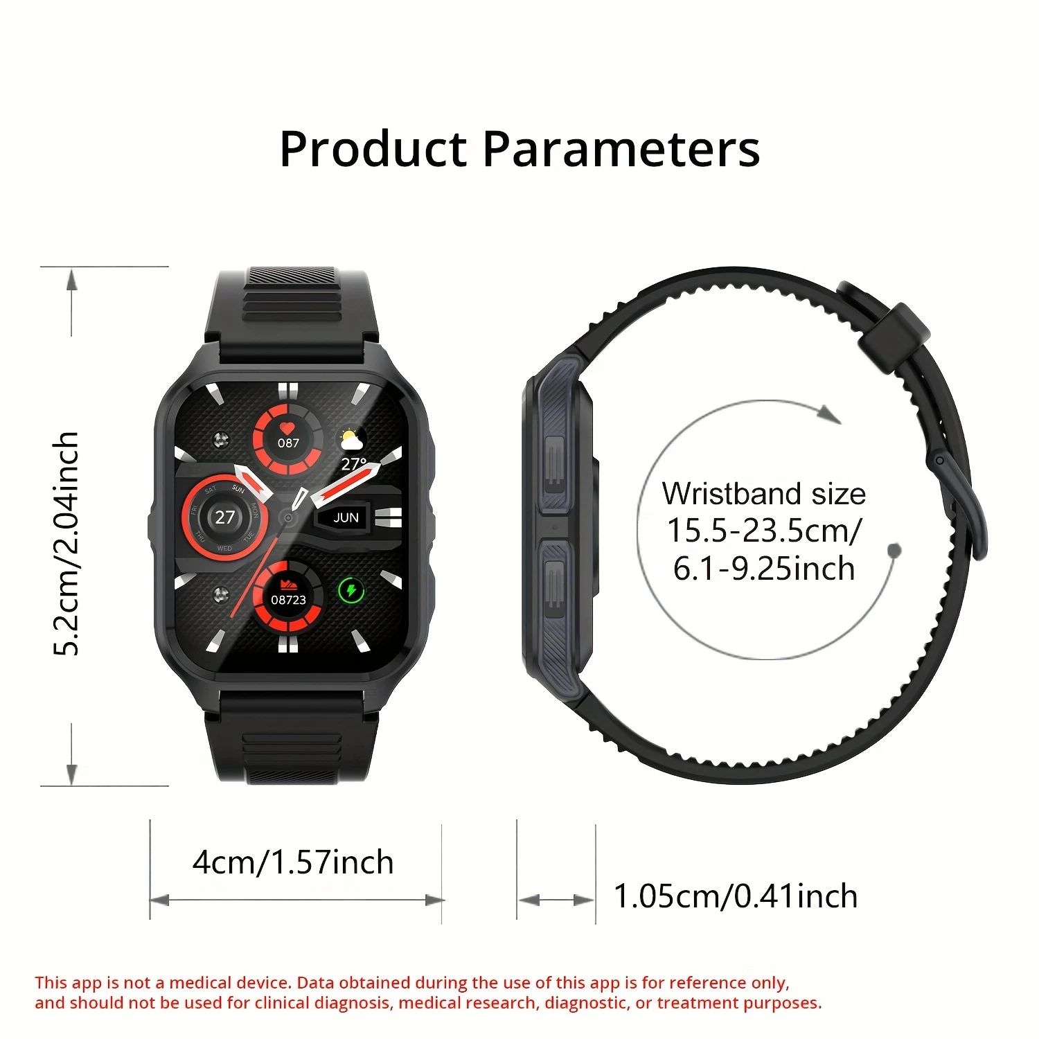 1pc Multi-functional Smart Watch, Classic Smart Watch, Christmas, Thanksgiving Gift For Men Women