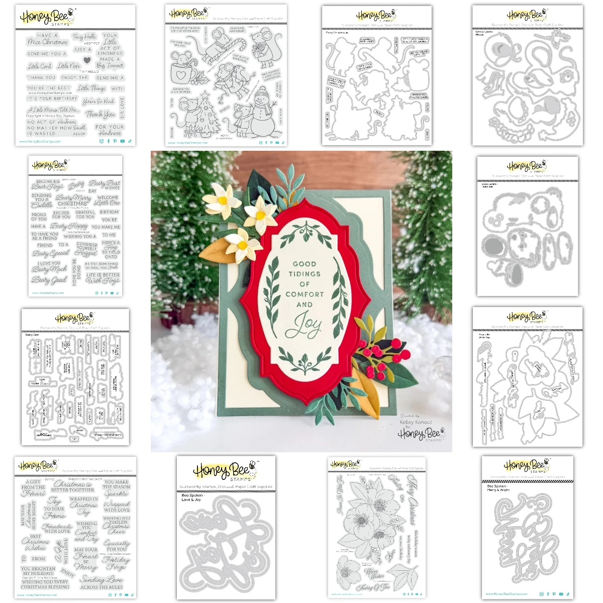 2026 New Timeless Christmas Cheer Stamp Cutting Dies For Scrapbook Diary Decoration Embossing Template DIY Greeting Card