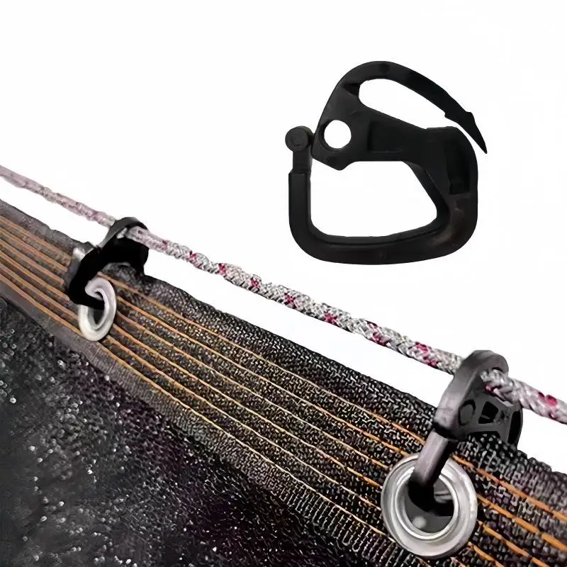 UV Resistant Shade Cloth Clips Heavy Duty Hooks  Sturdy for Outdoor Garden Greenhouse Shade Net Awning