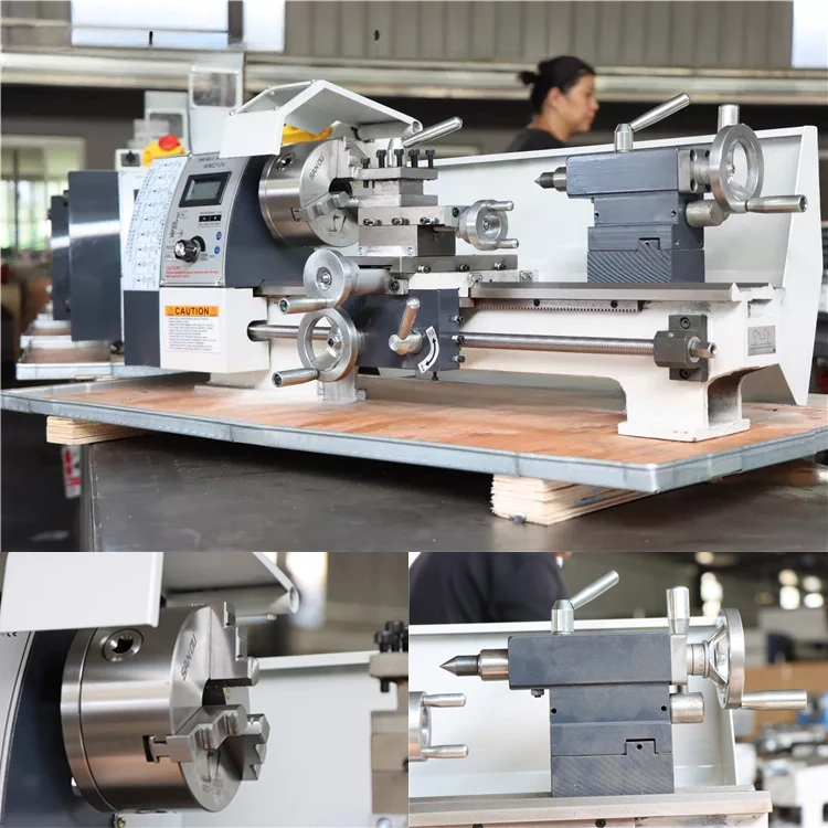 5 axis precision automatic lathe metal aluminum 3 in 1 combo lathe milling drilling wood turning lathe machine