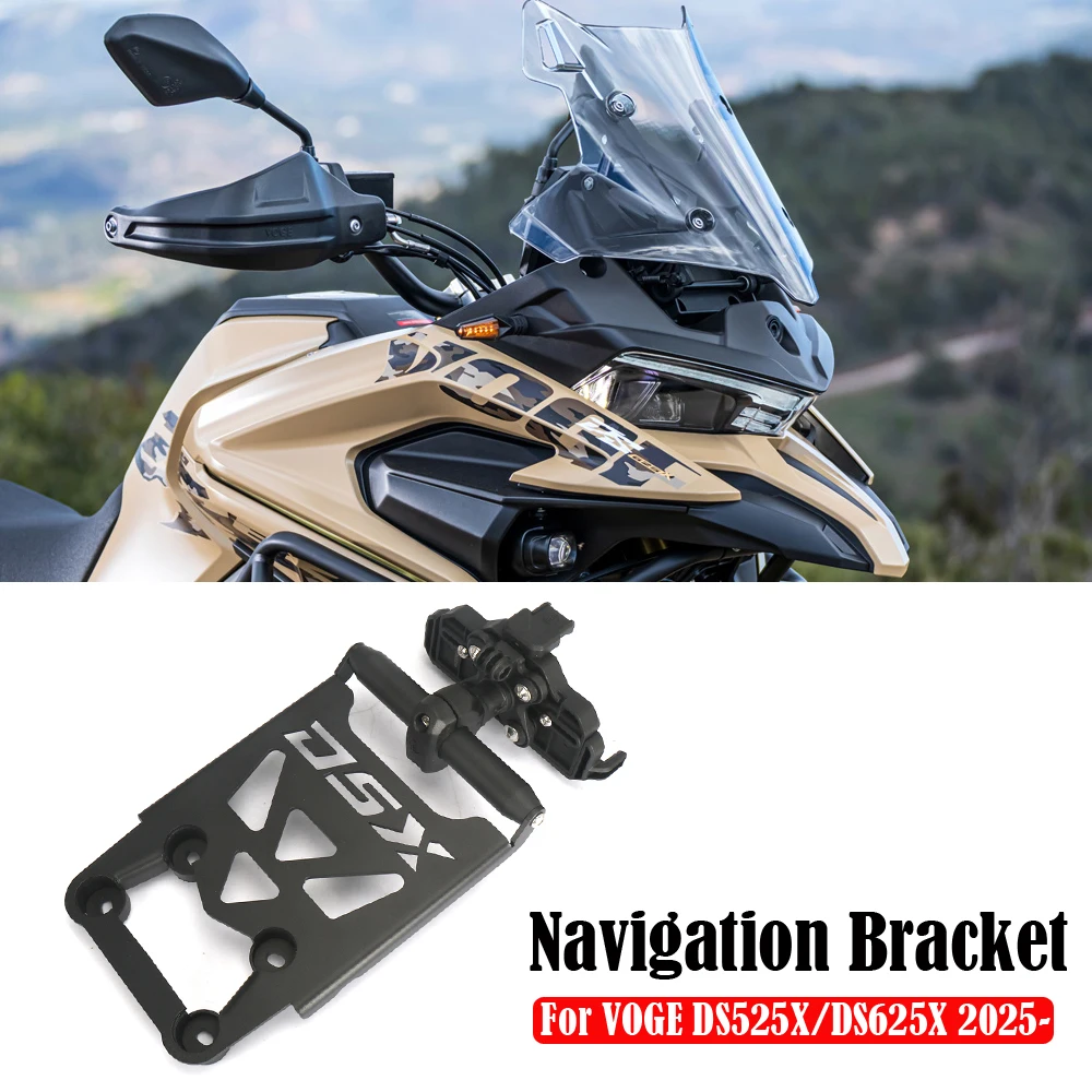 Phone GPS Navigation Holder For VOGE DS525X DS625X DS525X DS625X 2025- 22MM GPS Navigation Bracket Mounting ﻿