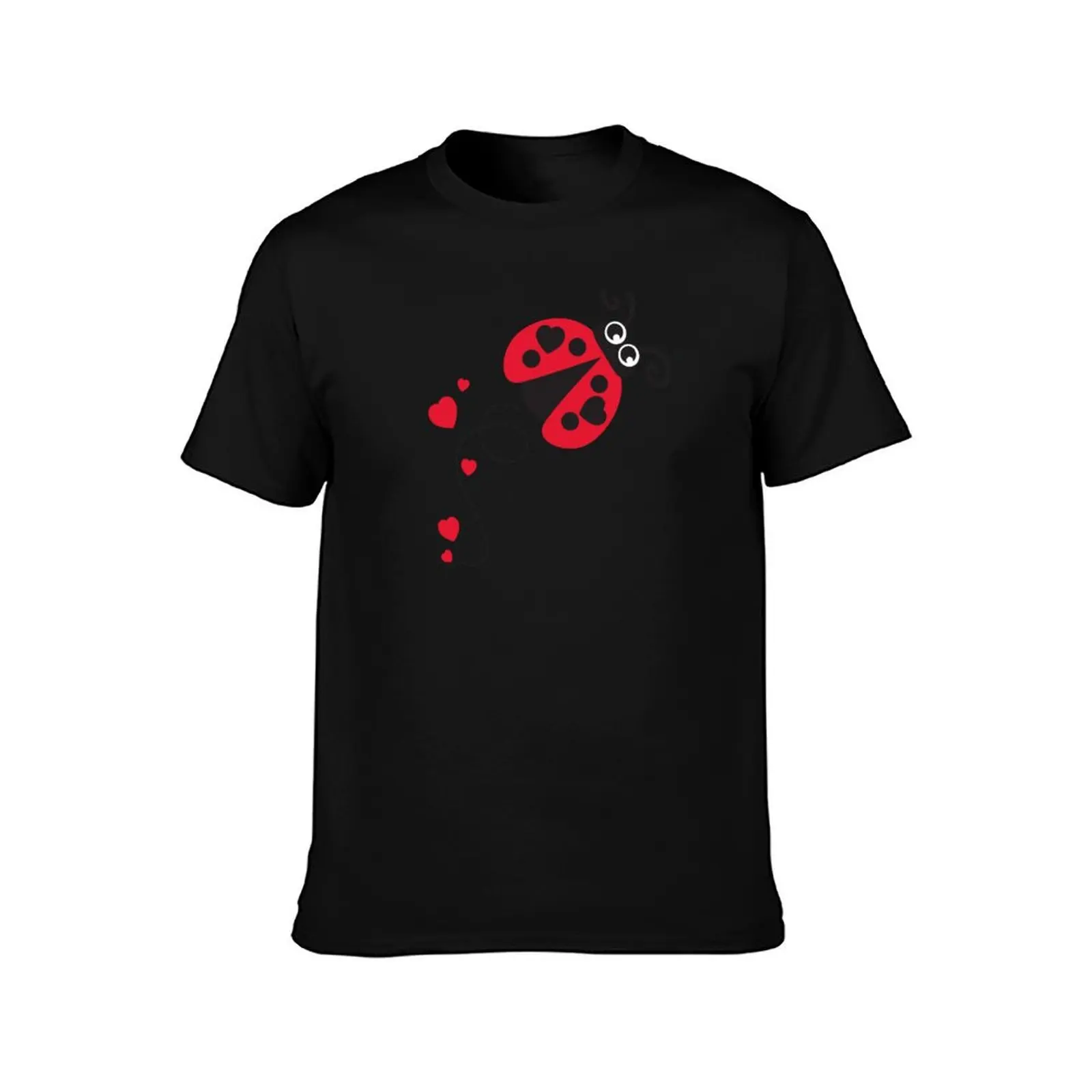 Love bug ladybug / ladybird red T-Shirt Light Athletic Short Sleeve Tee Shirt T-Shirt