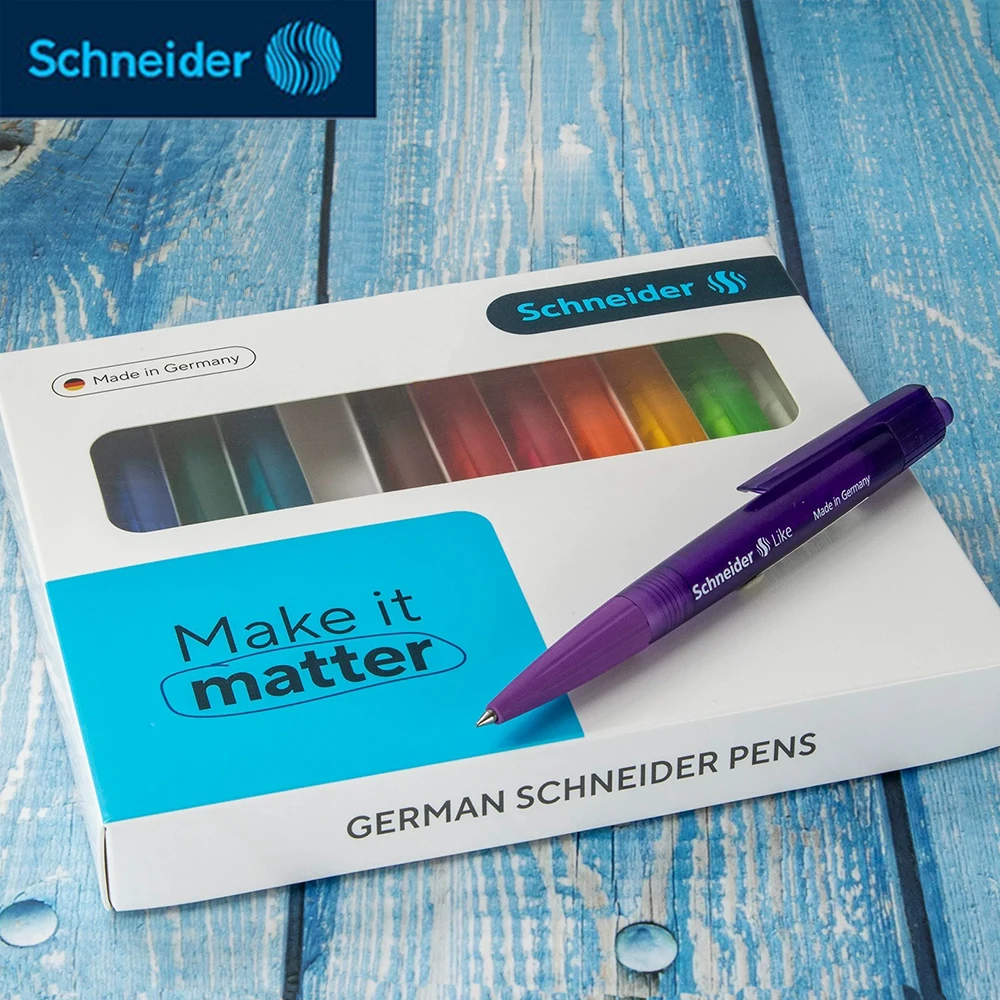 12PCS/Set Schneider Gel Pens 0.5mm Black Ink Quick-drying Ink Back To School Kawaii Stationery Supplies Office Accessories