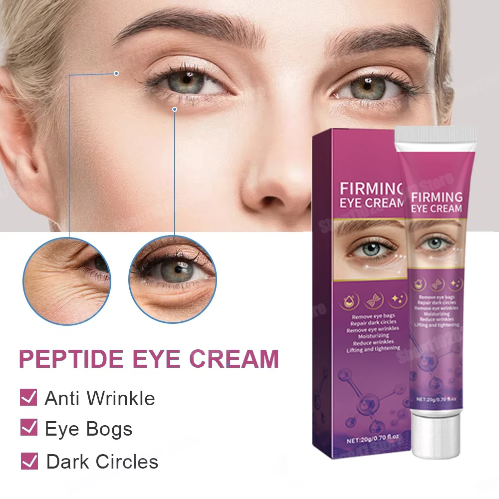 

Anti-Wrinkle cream For Removing Eye Bags, Dark Circles and Wrinkles Eye Massage cream for woman facial Moisturizing face care