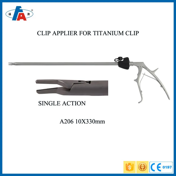 China surgical metal titanium clip applier same with J&J clip applier