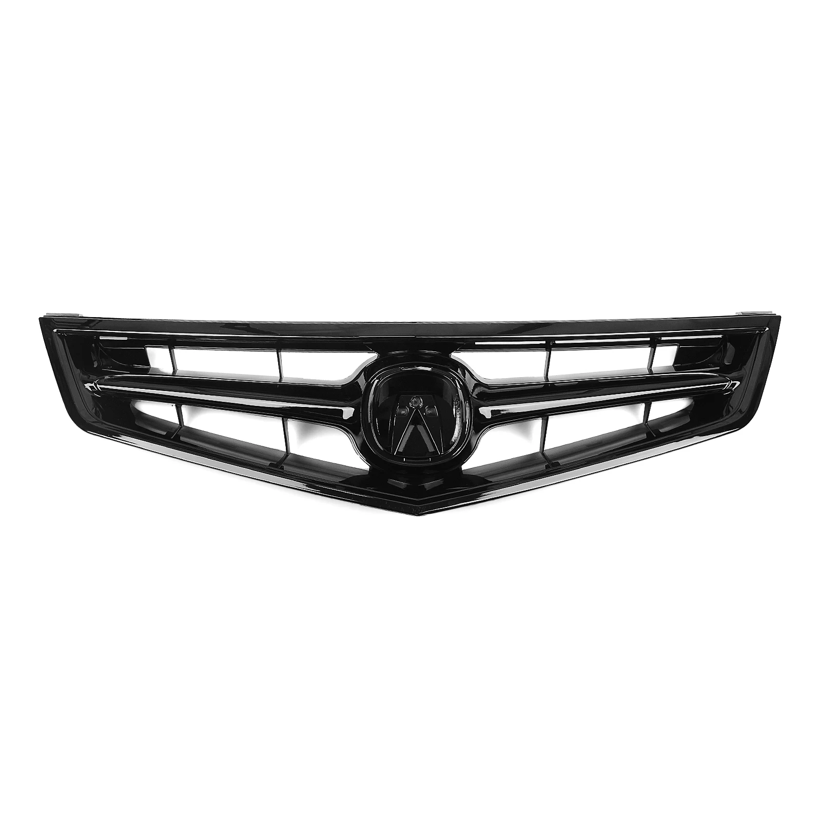 Racing Grills For Acura TSX 2006-2008 Front Grille Gloss Black Car Upper Bumper Hood Mesh Grid Body Kit