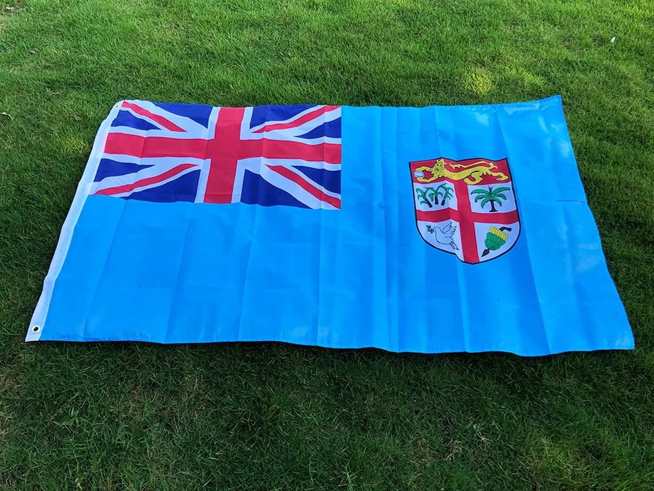 SKY Fiji bandera nacional de poliéster para exterior e interior - imagen 3