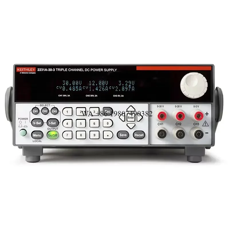 wmwmnu for Keithley 2231A-30-3 Manual Three-Channel DC Power Supply 195W 88.2x214.5x354.6mm Made in China