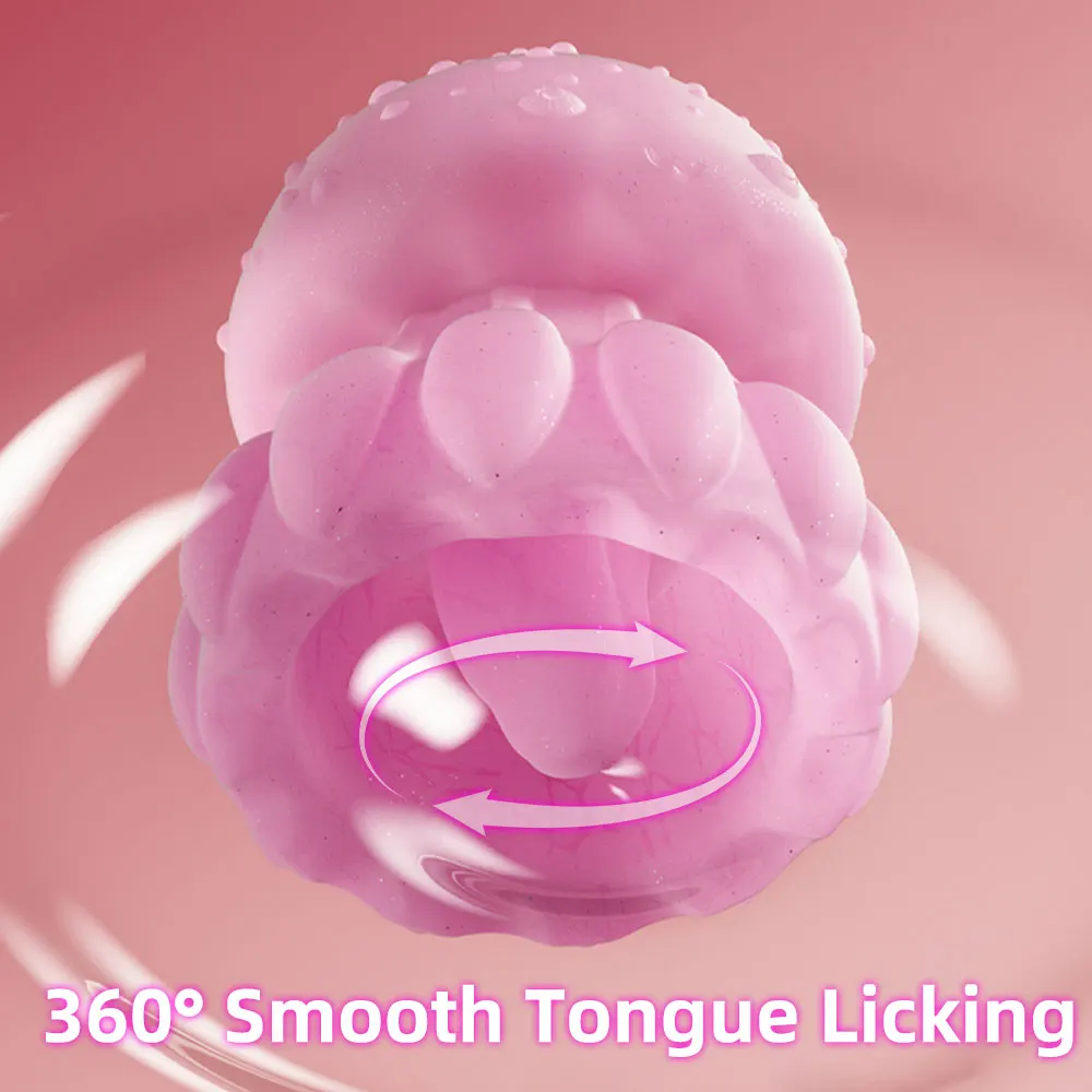 Tongue Licking Vibrator 10 Modes Vibration LED Rainbow Color Jellyfish Vibrator Nipple Clitoral Stimulator Sex Toy for Adults 18