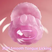 Tongue Licking Vibrator 10 Modes Vibration LED Rainbow Color Jellyfish Vibrator Nipple Clitoral Stimulator Sex Toy for Adults 18 - Image 5