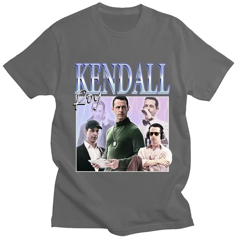 Kendall Roy Fashion T Shirt Succession Logan Homage Tv Show Short Sleeve Men Women Casual Cotton Oversized T-shirts Fans Gifts