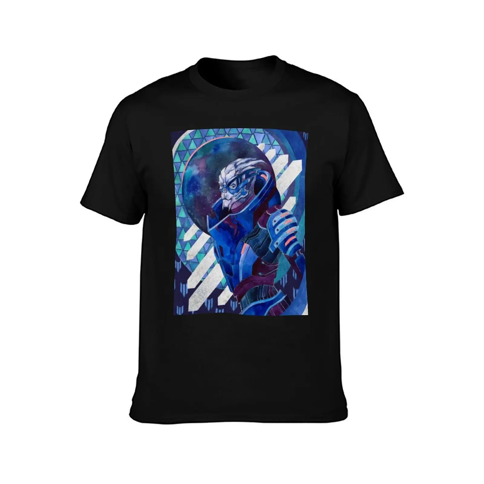 Garrus Vakarian T-Shirt Casual Holiday Short Sleeve Tee