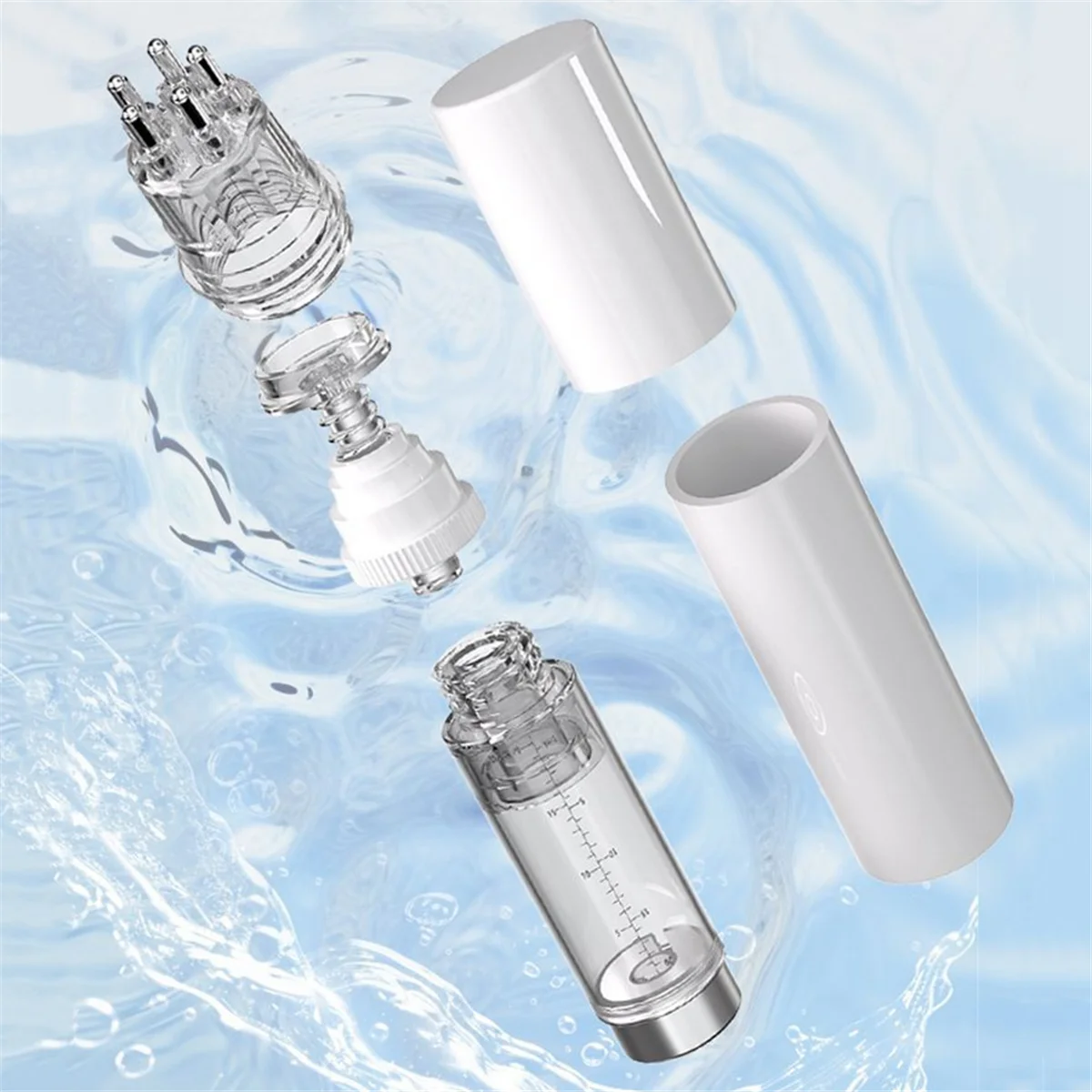 Peine aplicador de bolas rodantes, masajeador de cuero cabelludo, suero aplicador de cabello para varios líquidos, A