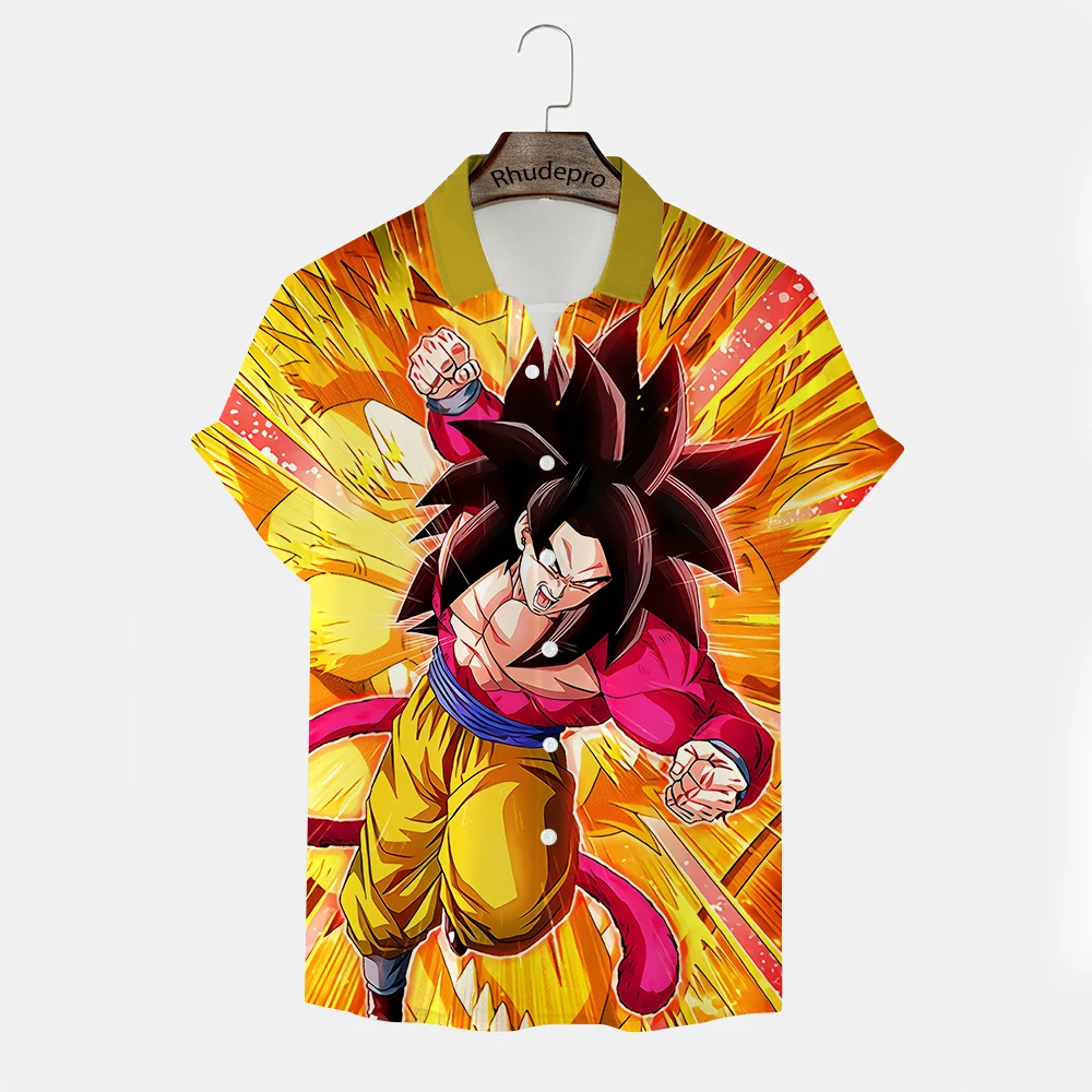 Camiseta de anime japonés para hombre, camisa de Vegeta, camisetas de Super Saiya, ropa de calle de moda, Goku, 5XL, 2024