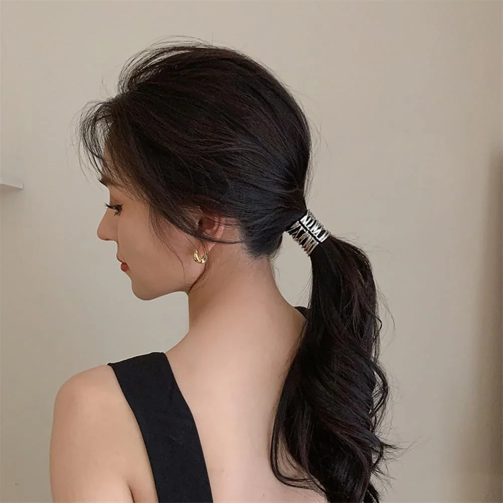 Fashion Irregular Metal Hair Claws Nonslip Strong Holder For Women Girl High Ponytail Holder Clips Solid Color Thick Hair Grip