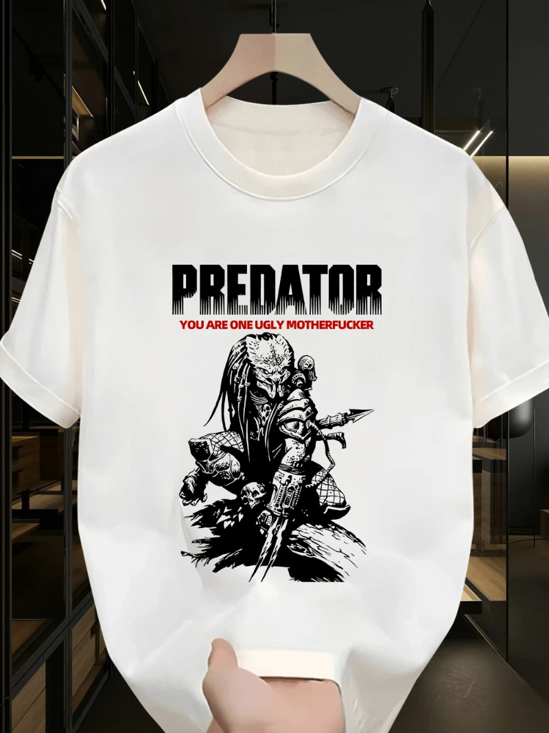 تي شيرت American Iron Blood Warriors: The Land of Slaughter مطبوع بأكمام قصيرة تي شيرت للرجال والنساء من القطن الخالص